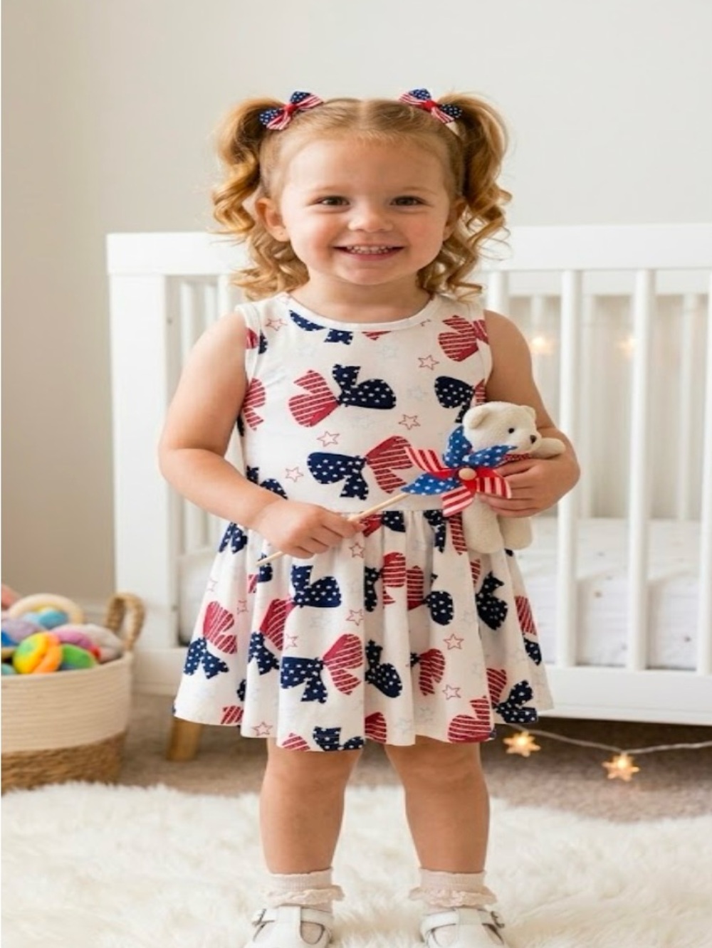 DOTDOT SMILE 4th of July Toddler dress